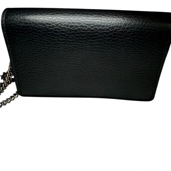 Gucci Dionysus mini bag in blk leather crystal closure crossbody shoulder clutch - Picture 2 of 15